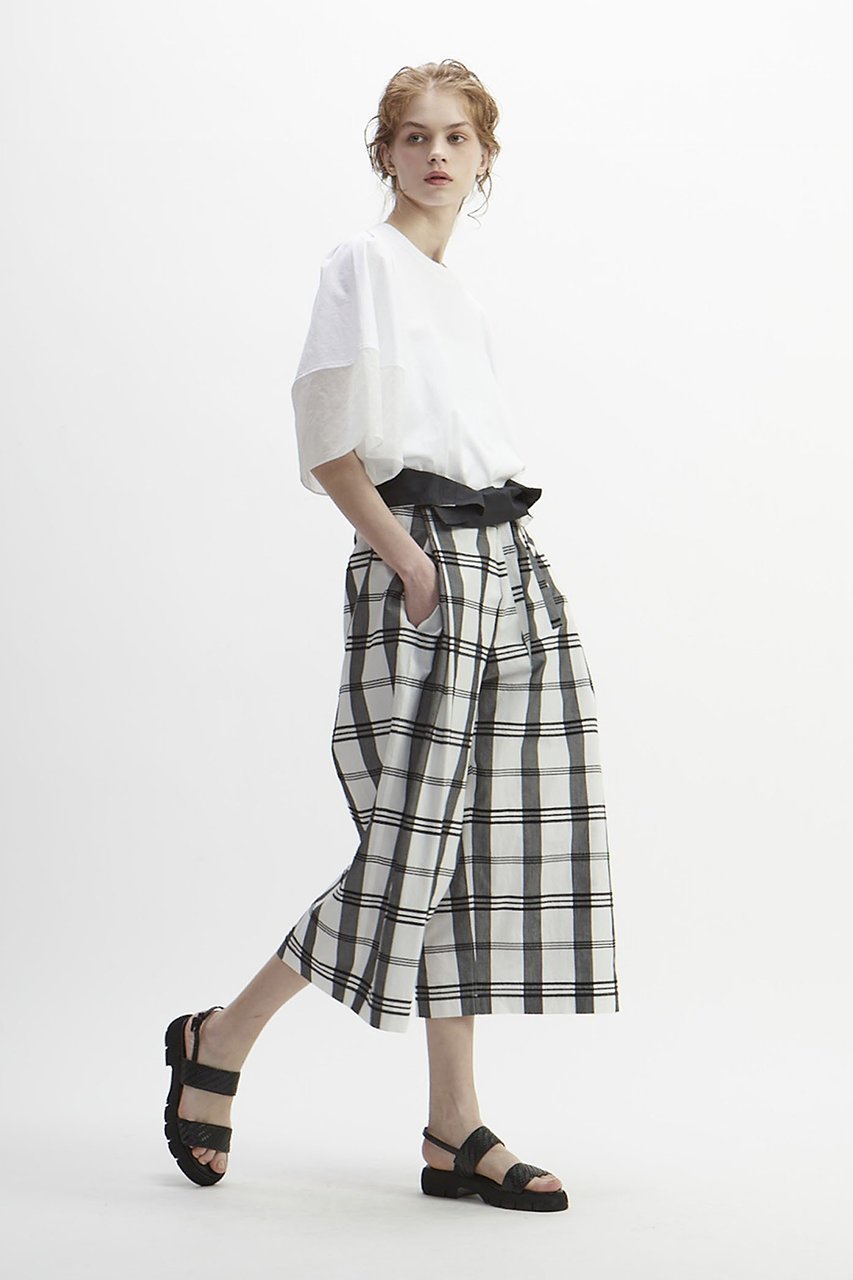 【プレインピープル/PLAIN PEOPLE】の変形ワイドパンツ 人気、トレンドファッション・服の通販 founy(ファニー) 　ファッション　Fashion　レディースファッション　Fashion for Women　パンツ　Pants & Trousers　ギャザー　Gathered, Ruffled　バルーン　Balloon, Balloon Silhouette　リボン　Ribbon, Bow　ワイド　Wide, Wide Fit　夏　Summer　other-4|ID: prp329100003971374 ipo3291000000032818661