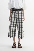【プレインピープル/PLAIN PEOPLE】の変形ワイドパンツ 白黒チェック|ID: prp329100003971374 ipo3291000000035682220