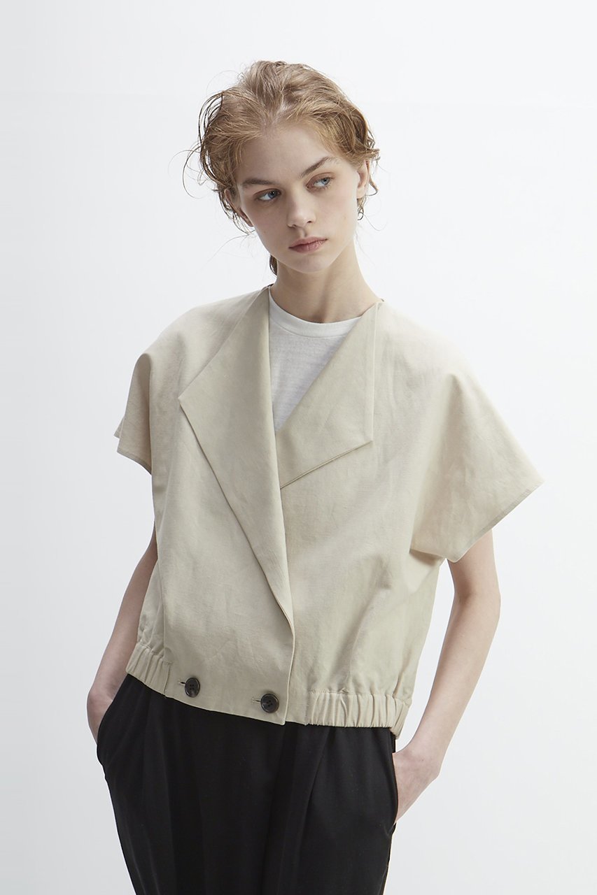 【プレインピープル/PLAIN PEOPLE】のポプリンワッシャーショートジャケット 人気、トレンドファッション・服の通販 founy(ファニー) 　ファッション　Fashion　レディースファッション　WOMEN　アウター　Coat Outerwear　ジャケット　Jackets　おすすめ　Recommend　クロップド　Cropped　ショート　Short　ジャケット　Jacket　スリーブ　Sleeve　セットアップ　Set Up　ダブル　Double　バランス　Balance　フレンチ　French　ワッシャー　Washer　other-5|ID: prp329100003971378 ipo3291000000031455175