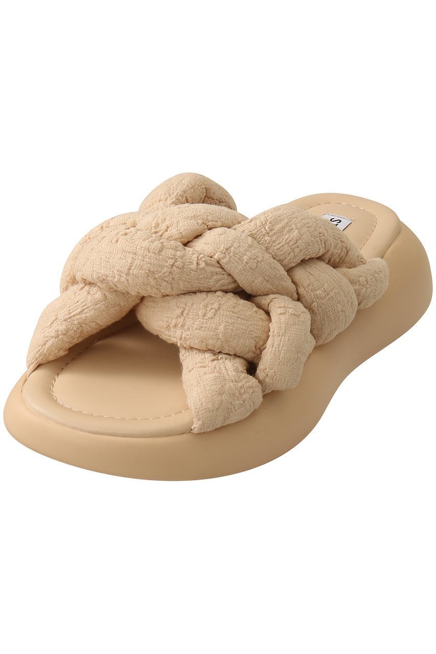 【スティーブマデン/STEVE MADDEN】のHOLD ON 厚底マンドゥサンダル インテリア・キッズ・メンズ・レディースファッション・服の通販 founy(ファニー) 　ファッション　Fashion　レディースファッション　Fashion for Women　サマー　Summer, Summer Style　サンダル　Sandals, Summer Shoes　モコモコ　Fuzzy, Fluffy　厚底　Platform Shoes　ベージュ|ID: prp329100003971391 ipo3291000000032883953