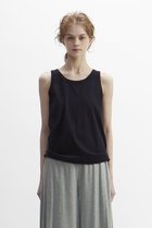 【プレインピープル/PLAIN PEOPLE】のリブノースリーブプルオーバー ブラック|ID: prp329100003971392 ipo3291000000033704995
