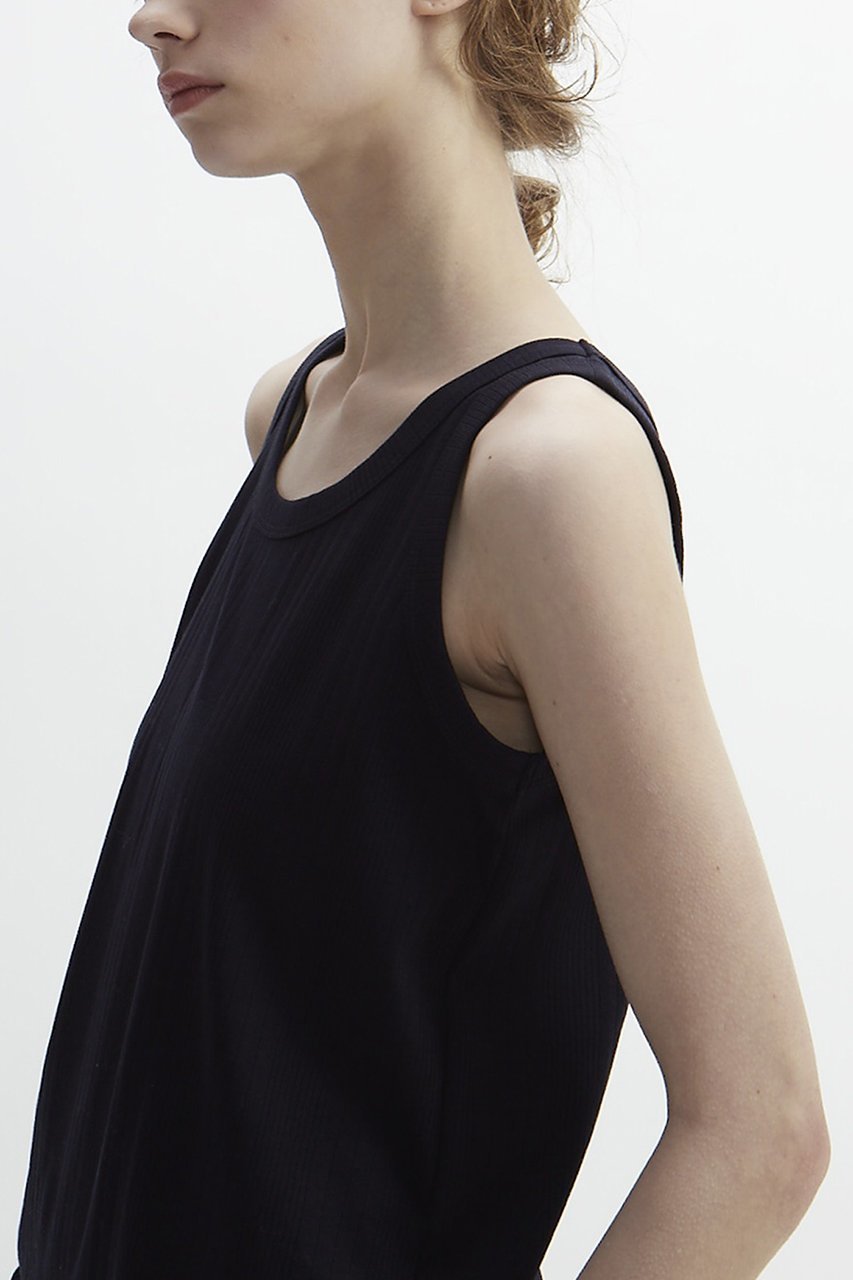 【プレインピープル/PLAIN PEOPLE】のリブノースリーブプルオーバー 大人の最旬トレンドファッション＆コーディネート founy(ファウニー) 　ファッション　Fashion　レディースファッション　Fashion for Women　トップス・カットソー　Cut & Sew Tops　キャミソール&ノースリーブ　Camisoles & Sleeveless Tops　シャツ・ブラウス・オフィスカジュアル　Elegant Blouses & Button-Ups　ロングTシャツ・Tシャツ　Longline T-Shirts & Tees　カジュアルプルオーバー・ニットトップス　Pullovers & Knit Tops / Casual Pullovers　カットソー・ベーシックTシャツ　Cut-and-Sewn Tops / Stretch Tees & Basics　インナー　Innerwear　キャミソール　Camisole, Spaghetti Strap Top　シンプル　Simple, Minimal　ジャケット　Jacket, Outerwear　タンク　Tank Top, Sleeveless Top　ランダム　Random, Irregular　other-4|ID: prp329100003971392 ipo3291000000037008296
