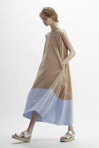 【プレインピープル/PLAIN PEOPLE】の80/1ハイゲージスムース前後差ワンピース 人気、トレンドファッション・服の通販 founy(ファニー) ファッション Fashion レディースファッション Fashion for Women ワンピース Dresses チュニック Tunic Tops & Dresses なめらか Smooth, Silky Texture コンパクト Compact, Small Size シンプル Simple, Minimal チュニック Tunic, Long Top ロング Long, Long-Length エレガント 上品 Elegant 夏 Summer thumbnail ベージュ×ブルー|ID: prp329100003971396 ipo3291000000032896143