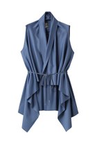 【プレインピープル/PLAIN PEOPLE】のアリオリティスムースジレ ブルーグレー|ID: prp329100003971405 ipo3291000000035976702