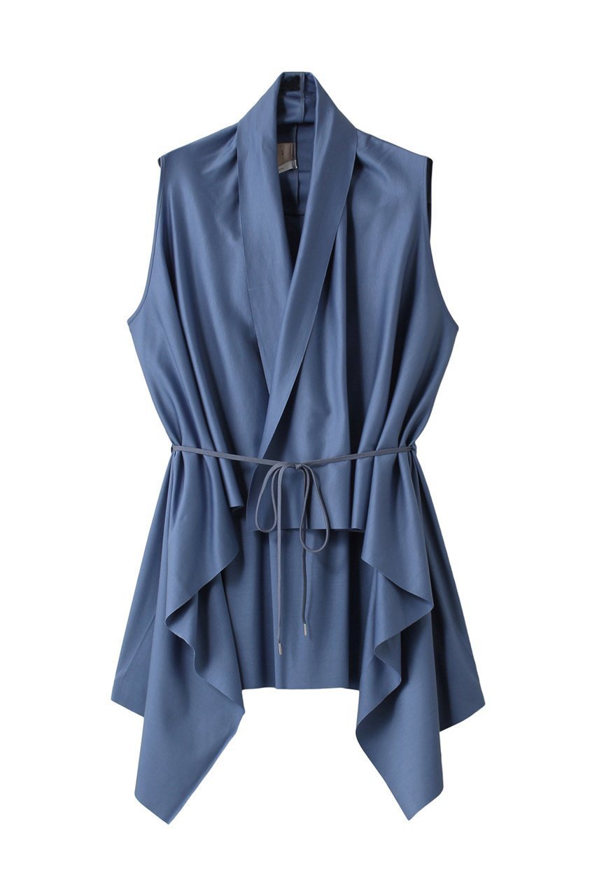 【プレインピープル/PLAIN PEOPLE】のアリオリティスムースジレ インテリア・キッズ・メンズ・レディースファッション・服の通販 founy(ファニー) ファッション Fashion レディースファッション Fashion for Women アウター Coat / Outerwear Collection レディースジャケット・軽アウター Jackets ギャザー Gathered, Ruffled ショール Shawl, Wrap ジャケット Jacket, Outerwear ドレープ Drape, Draping Fabric ベスト Vest, Waistcoat エレガント 上品 Elegant ブルーグレー|ID: prp329100003971405 ipo3291000000035976702