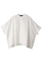 【ミズイロ インド/mizuiro ind】のstand collar wide shirt シャツ off white|ID:prp329100003971413