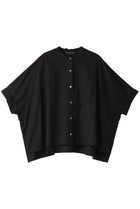 【ミズイロ インド/mizuiro ind】のstand collar wide shirt シャツ black|ID: prp329100003971413 ipo3291000000026184956