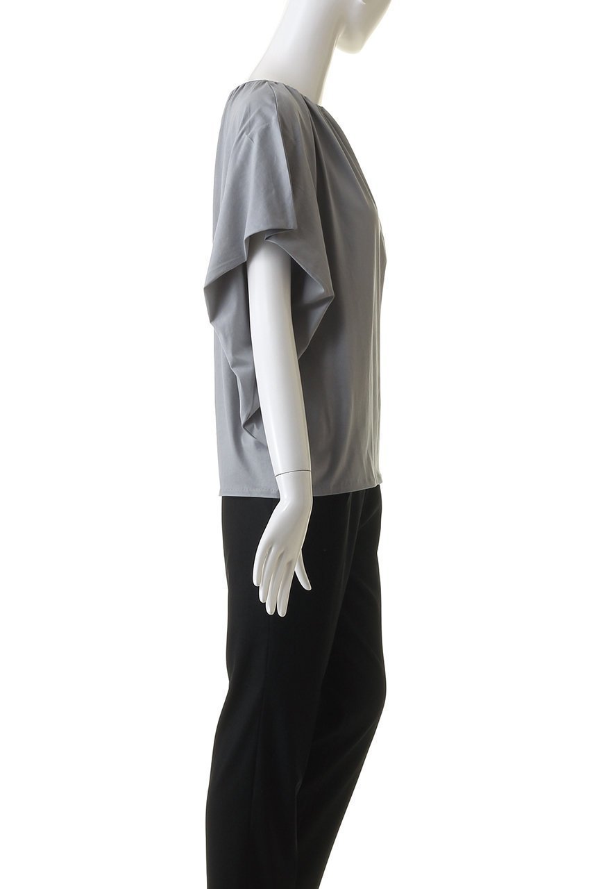 【ミズイロ インド/mizuiro ind】のneck gathered P/O プルオーバー 人気、トレンドファッション・服の通販 founy(ファニー) 　ファッション　Fashion　レディースファッション　WOMEN　トップス・カットソー　Tops/Tshirt　シャツ/ブラウス　Shirts/Blouses　プルオーバー　Pullover　ギャザー　Gather　ショート　Short　スリーブ　Sleeve　定番　Standard　other-3|ID: prp329100003971414 ipo3291000000031671242