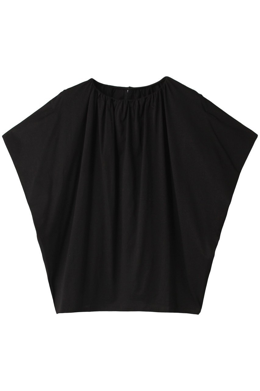 【ミズイロ インド/mizuiro ind】のneck gathered P/O プルオーバー インテリア・キッズ・メンズ・レディースファッション・服の通販 founy(ファニー) 　ファッション　Fashion　レディースファッション　Fashion for Women　トップス・カットソー　Cut & Sew Tops　シャツ・ブラウス・オフィスカジュアル　Elegant Blouses & Button-Ups　カジュアルプルオーバー・ニットトップス　Pullovers & Knit Tops / Casual Pullovers　ギャザー　Gathered, Ruffled　ショート　Short, Short Length　スリーブ　Sleeve, Long Sleeve / Short Sleeve　定番　Standard, Basic Item　black|ID: prp329100003971414 ipo3291000000032909878