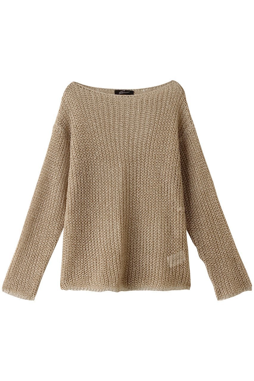 【スタニングルアー/STUNNING LURE】のメッシュプルオーバー インテリア・キッズ・メンズ・レディースファッション・服の通販 founy(ファニー) 　ファッション　Fashion　レディースファッション　Fashion for Women　トップス・カットソー　Cut & Sew Tops　ニット　Knit Tops & Sweaters　カジュアルプルオーバー・ニットトップス　Pullovers & Knit Tops / Casual Pullovers　シアー　Sheer, See-Through　メッシュ　Mesh, Net Fabric　リネン　Linen, Linen Fabric　ベ-ジュ|ID: prp329100003971436 ipo3291000000032945473