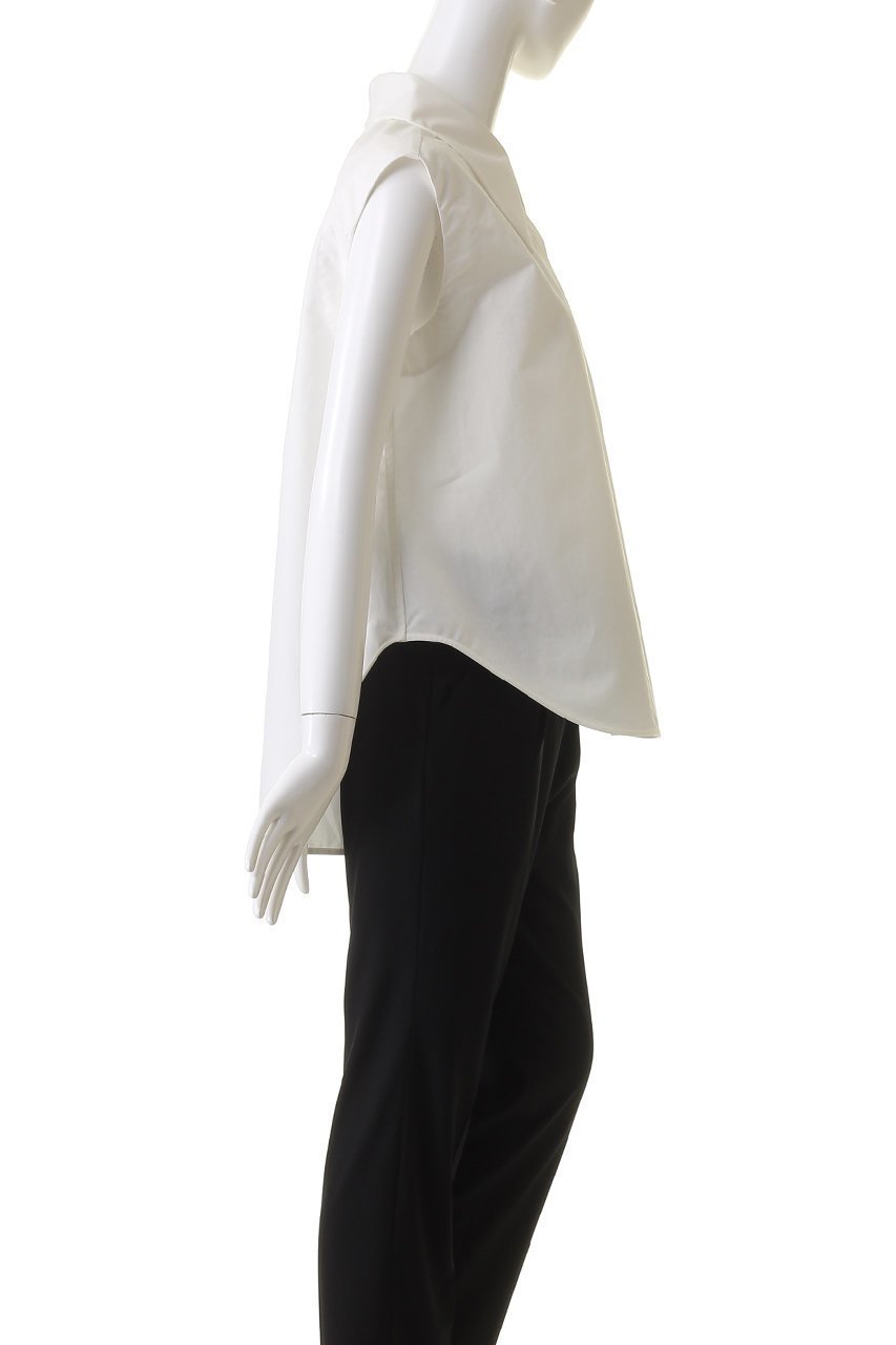 【ジェイドット/j.】のタイプライターコットンノースリーブブラウス 人気、トレンドファッション・服の通販 founy(ファニー) 　ファッション　Fashion　レディースファッション　WOMEN　トップス・カットソー　Tops/Tshirt　キャミソール / ノースリーブ　No Sleeves　シャツ/ブラウス　Shirts/Blouses　なめらか　Smooth　タイプライター　Typewriter　ノースリーブ　No Sleeve　フォーマル　Formal　other-3|ID: prp329100003971441 ipo3291000000031455270