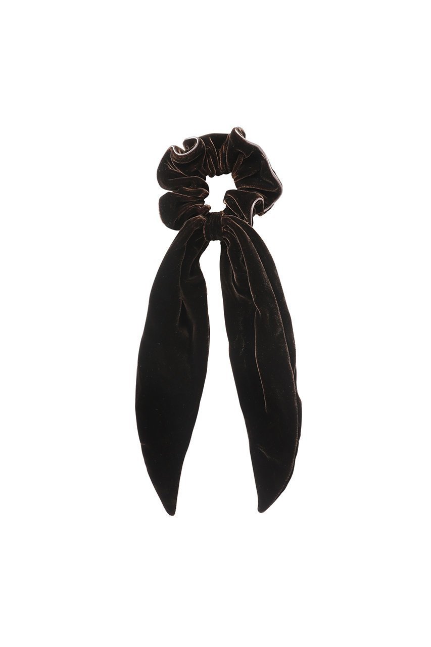 【アレクサンドル ドゥ パリ/ALEXANDRE DE PARIS】のシュシュ インテリア・キッズ・メンズ・レディースファッション・服の通販 founy(ファニー) 　ファッション　Fashion　レディースファッション　Fashion for Women　シュシュ&ヘアアクセ/ヘアアレンジ　Scrunchies & Hair Accessories　アクセサリー　Fashion Accessories　ベロア　Velour, Soft Velvet　リボン　Ribbon, Bow　ブラウン(H)|ID: prp329100003972590 ipo3291000000032822009