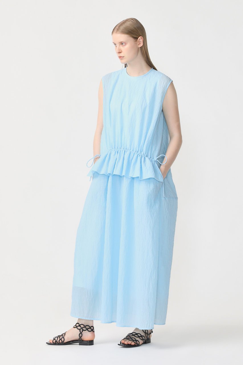 【デパリエ/DEPAREILLE】のフラワージャカードコクーンドレス 人気、トレンドファッション・服の通販 founy(ファニー) 　ファッション　Fashion　レディースファッション　Fashion for Women　ワンピース　Dresses　フォーマル・パーティードレス・結婚式用ドレス　Elegant & Casual Dresses　チュニック　Tunic Tops & Dresses　サマー　Summer, Summer Style　ジャカード／ジャガード　Jacquard, Woven Pattern　チュニック　Tunic, Long Top　ドレス　Dress, One-Piece　フェミニン　Feminine, Girly　フラワー　Flower, Floral　フロント　Front, Front Design　ロング　Long, Long-Length　エレガント 上品　Elegant　other-7|ID: prp329100003972644 ipo3291000000032914212