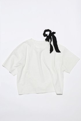 【トレス/TRESSE】 【ELLE SHOP 限定】Tシャツ&リボンシュシュセット人気、トレンドファッション・服の通販 founy(ファニー) ファッション Fashion レディースファッション WOMEN トップス・カットソー Tops/Tshirt シャツ/ブラウス Shirts/Blouses ロング / Tシャツ T-Shirts カットソー Cut and Sewn シュシュ / ヘアアクセ Hair Accessories ショート Short スリーブ Sleeve |ID:prp329100003973793