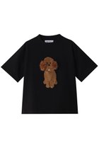 【ミュベール/MUVEIL】の【TSUKUTTE】【ELLE SHOP 15th限定】トイプードルアップリケTシャツ ブラック|ID: prp329100003973805 ipo3291000000028795067