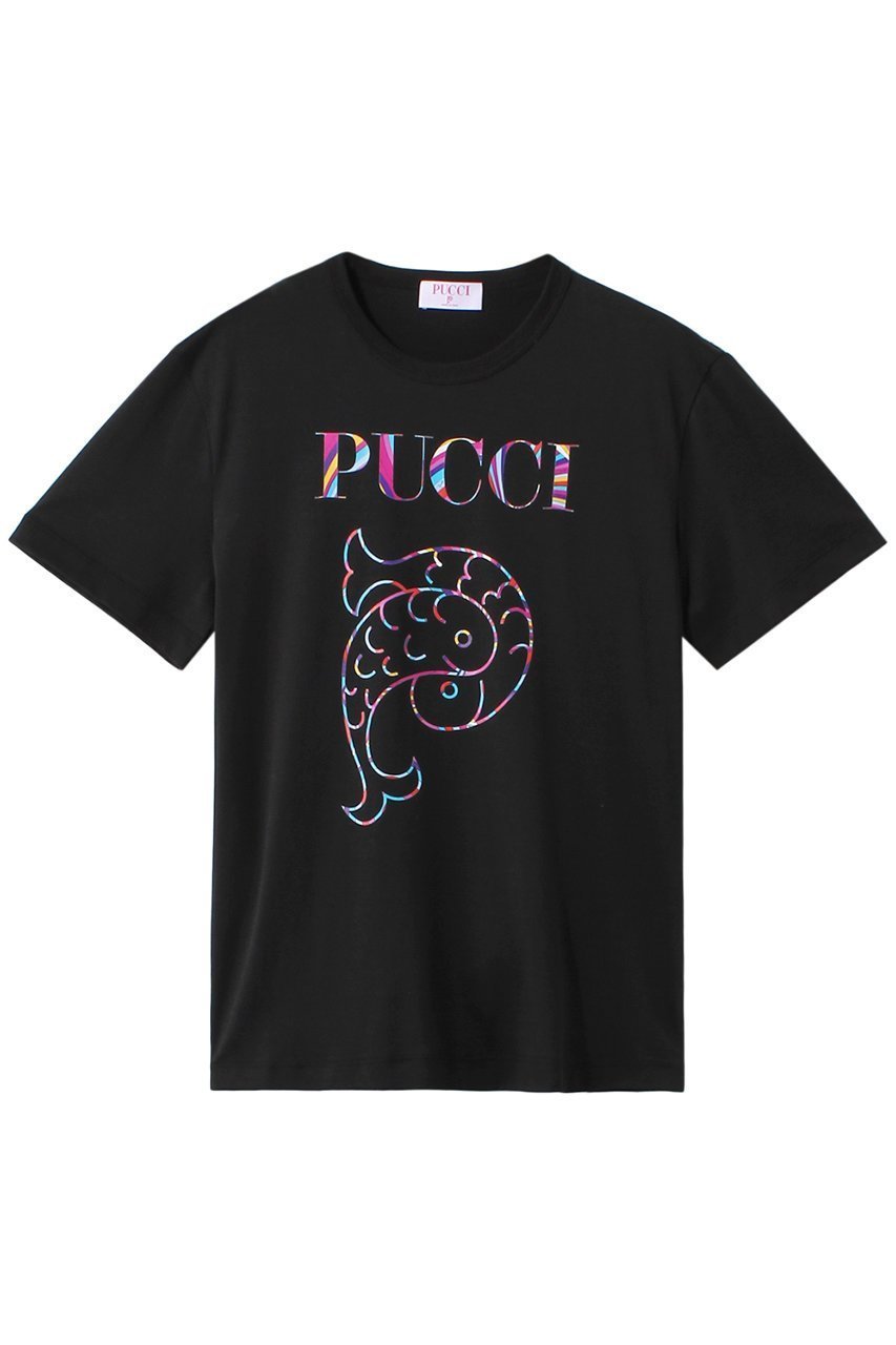 【プッチ/PUCCI】のロゴTシャツ 人気、トレンドファッション・服の通販 founy(ファニー) 　ファッション　Fashion　レディースファッション　WOMEN　トップス・カットソー　Tops/Tshirt　シャツ/ブラウス　Shirts/Blouses　ロング / Tシャツ　T-Shirts　カットソー　Cut and Sewn　エレガント 上品　Elegant　カラフル　Colorful　グラフィック　Graphic　ショート　Short　スリーブ　Sleeve　ボトム　Bottom　モチーフ　Motif　ワンポイント　One Point　 other-1|ID: prp329100003973828 ipo3291000000026206772