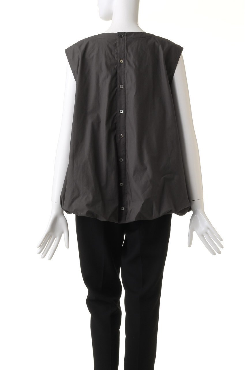 【エリオポール/heliopole】のバルーンヘムブラウス 人気、トレンドファッション・服の通販 founy(ファニー) 　ファッション　Fashion　レディースファッション　Fashion for Women　トップス・カットソー　Cut & Sew Tops　キャミソール&ノースリーブ　Camisoles & Sleeveless Tops　シャツ・ブラウス・オフィスカジュアル　Elegant Blouses & Button-Ups　シンプル　Simple, Minimal　スリーブ　Sleeve, Long Sleeve / Short Sleeve　トレンド　Trend, Trending Now　ノースリーブ　Sleeveless, No-Sleeve　フェミニン　Feminine, Girly　フレア　Flare, Flared　フレンチ　French, French Style　other-4|ID: prp329100003973885 ipo3291000000032909950