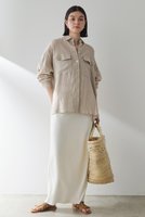 【ウィムガゼット/Whim Gazette】のジャージーIラインロングスカート 人気、トレンドファッション・服の通販 founy(ファニー) ファッション Fashion レディースファッション Fashion for Women スカート Skirts ロングスカート Long Skirts / Maxi & Midi Skirts スリット Slit, Slit Detail ロング Long, Long-Length |ID:prp329100003973894