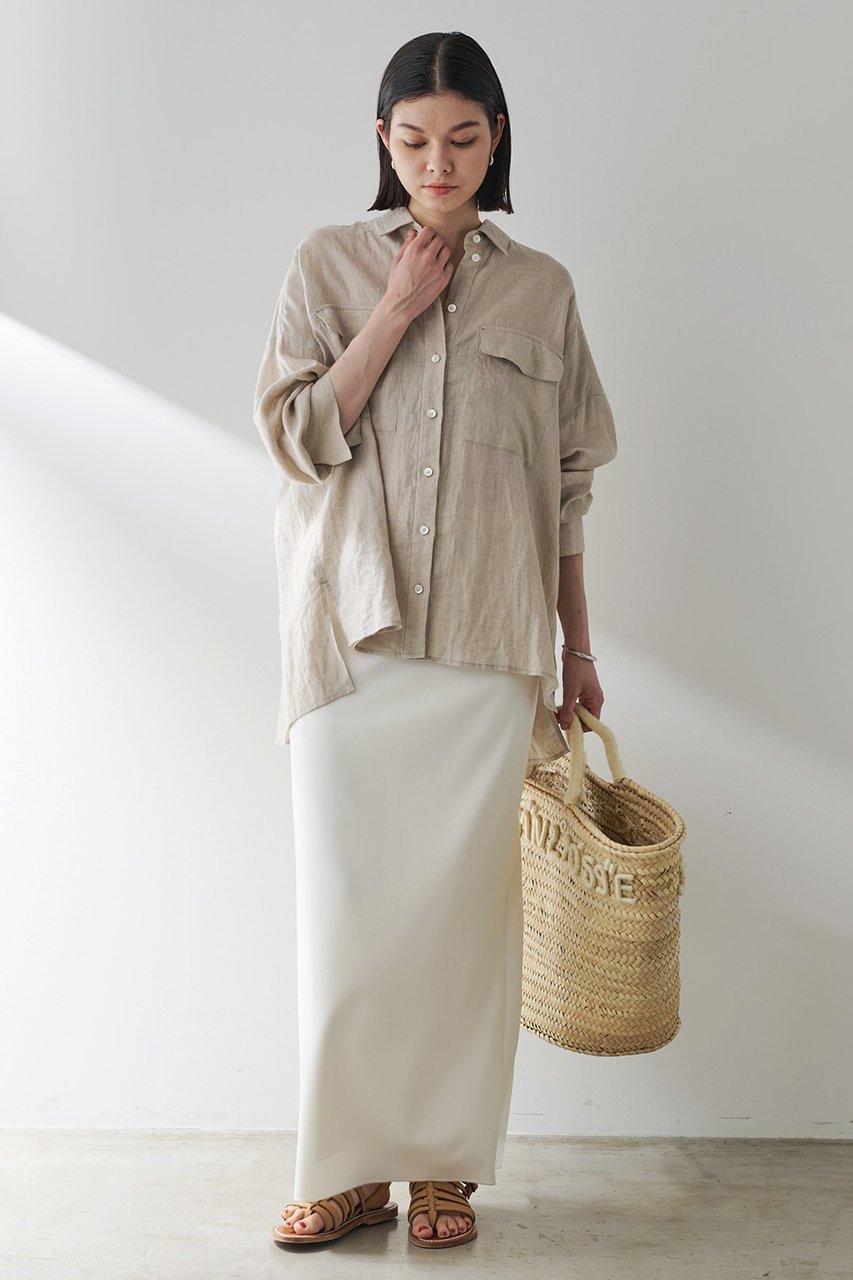 【ウィムガゼット/Whim Gazette】のジャージーIラインロングスカート 人気、トレンドファッション・服の通販 founy(ファニー) 　ファッション　Fashion　レディースファッション　Fashion for Women　スカート　Skirts　ロングスカート　Long Skirts / Maxi & Midi Skirts　スリット　Slit, Slit Detail　ロング　Long, Long-Length　再入荷　Restock / Back in Stock　other-8|ID: prp329100003973894 ipo3291000000033662629