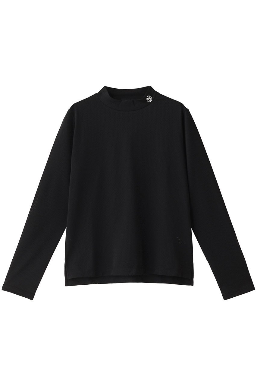 【オブシディアン/OBSIDIAN】のMOCKNECK LONGSLEEVE インテリア・キッズ・メンズ・レディースファッション・服の通販 founy(ファニー) 　ファッション　Fashion　レディースファッション　WOMEN　トップス・カットソー　Tops/Tshirt　スポーツウェア　Sportswear　スポーツ トップス　Sports Tops　スポーツ　Sports　フレア　Flare　モダン　Modern　ワイド　Wide　ブラック|ID: prp329100003973913 ipo3291000000026207053