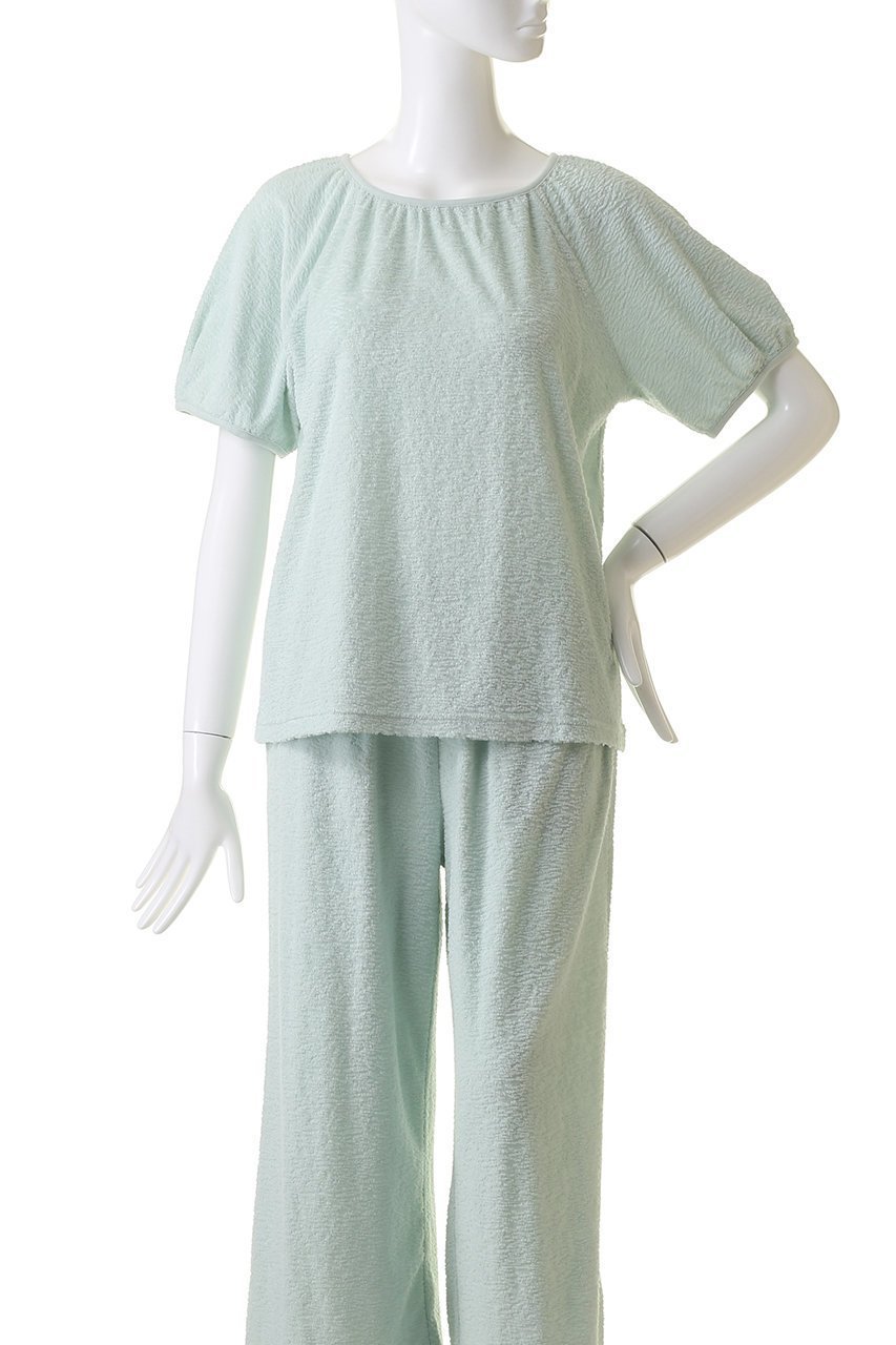 【キッドブルー/KID BLUE】の24スラブパイルトップ 人気、トレンドファッション・服の通販 founy(ファニー) 　ファッション　Fashion　レディースファッション　Fashion for Women　ギャザー　Gathered, Ruffled　シンプル　Simple, Minimal　パジャマ　Pajamas, Sleepwear　夏　Summer　春　Spring　S/S・春夏　SS, Spring/Summer, Warm Season　other-2|ID: prp329100003973923 ipo3291000000032842437
