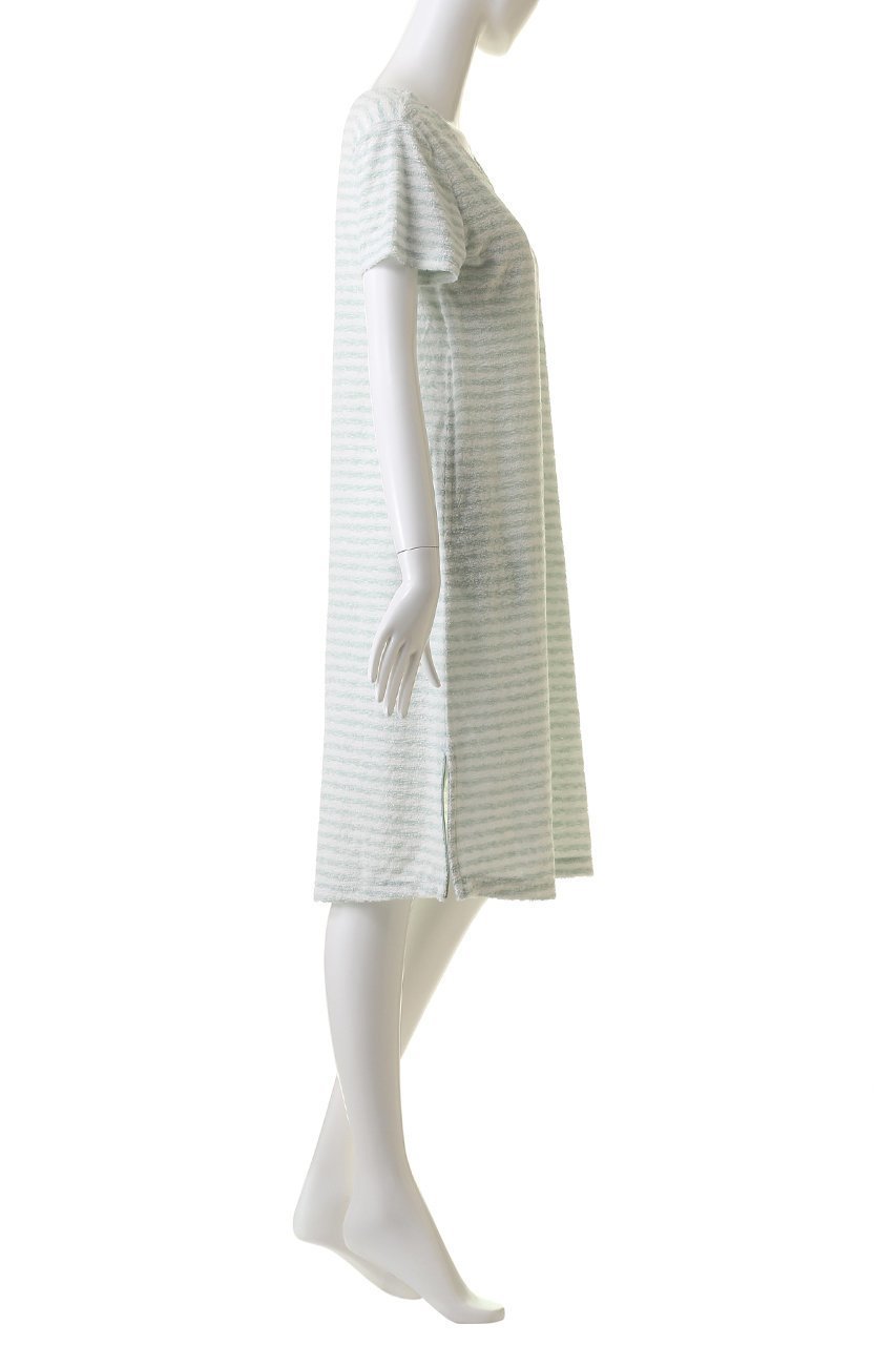 【キッドブルー/KID BLUE】の24スラブパイルボーダーワンピース 人気、トレンドファッション・服の通販 founy(ファニー) 　ファッション　Fashion　レディースファッション　Fashion for Women　ワンピース　Dresses　パジャマ　Pajamas, Sleepwear　ビーチ　Beach, Seaside　ボーダー　Border, Stripe　リラックス　Relax, Relaxed Fit　半袖　Short Sleeve, Half Sleeve　夏　Summer　春　Spring　S/S・春夏　SS, Spring/Summer, Warm Season　other-3|ID: prp329100003973924 ipo3291000000032842480