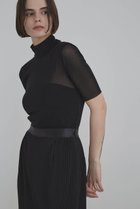 【ル フィル/LE PHIL】のチュールメッシュT 人気、トレンドファッション・服の通販 founy(ファニー) ファッション Fashion レディースファッション Fashion for Women トップス・カットソー Cut & Sew Tops シャツ・ブラウス・オフィスカジュアル Elegant Blouses & Button-Ups ロングTシャツ・Tシャツ Longline T-Shirts & Tees カットソー・ベーシックTシャツ Cut-and-Sewn Tops / Stretch Tees & Basics インナー Innerwear シアー Sheer, See-Through ショート Short, Short Length スリーブ Sleeve, Long Sleeve / Short Sleeve ハイネック High Neck, Mock Neck エレガント 上品 Elegant thumbnail ブラック|ID: prp329100003973931 ipo3291000000032845862