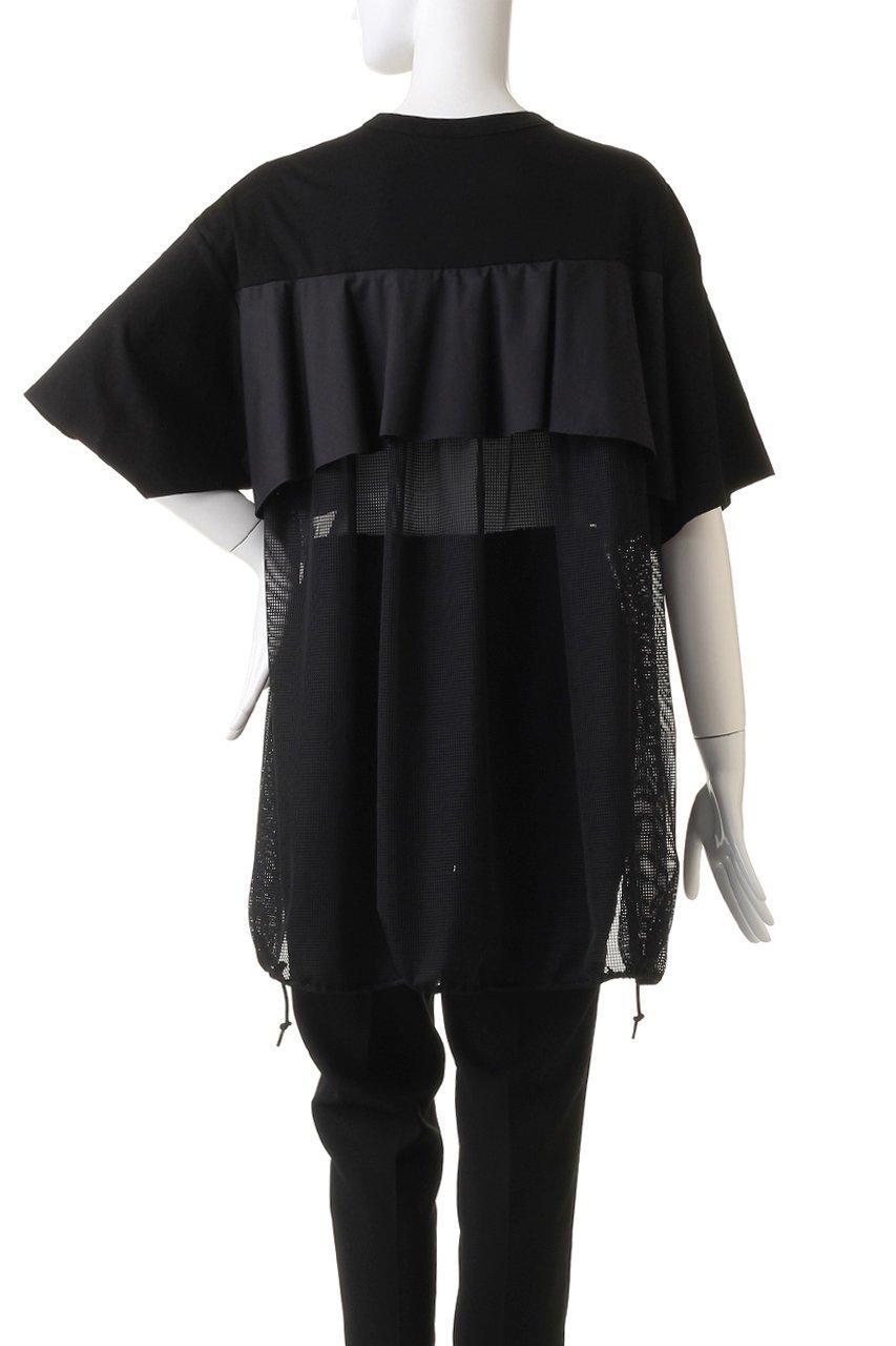 【ヒューエルミュージアム/hueLe Museum】の【STUMBLY】ミックスファブリックコンビTシャツ 人気、トレンドファッション・服の通販 founy(ファニー) 　ファッション　Fashion　レディースファッション　Fashion for Women　トップス・カットソー　Cut & Sew Tops　シャツ・ブラウス・オフィスカジュアル　Elegant Blouses & Button-Ups　ロングTシャツ・Tシャツ　Longline T-Shirts & Tees　カットソー・ベーシックTシャツ　Cut-and-Sewn Tops / Stretch Tees & Basics　ショート　Short, Short Length　スリーブ　Sleeve, Long Sleeve / Short Sleeve　ハーフ　Half, Half-Length　other-4|ID: prp329100003975052 ipo3291000000036813943