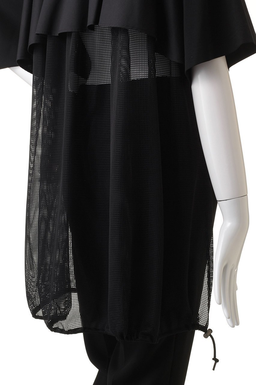 【ヒューエルミュージアム/hueLe Museum】の【STUMBLY】ミックスファブリックコンビTシャツ 人気、トレンドファッション・服の通販 founy(ファニー) 　ファッション　Fashion　レディースファッション　Fashion for Women　トップス・カットソー　Cut & Sew Tops　シャツ・ブラウス・オフィスカジュアル　Elegant Blouses & Button-Ups　ロングTシャツ・Tシャツ　Longline T-Shirts & Tees　カットソー・ベーシックTシャツ　Cut-and-Sewn Tops / Stretch Tees & Basics　ショート　Short, Short Length　スリーブ　Sleeve, Long Sleeve / Short Sleeve　ハーフ　Half, Half-Length　other-7|ID: prp329100003975052 ipo3291000000036813952