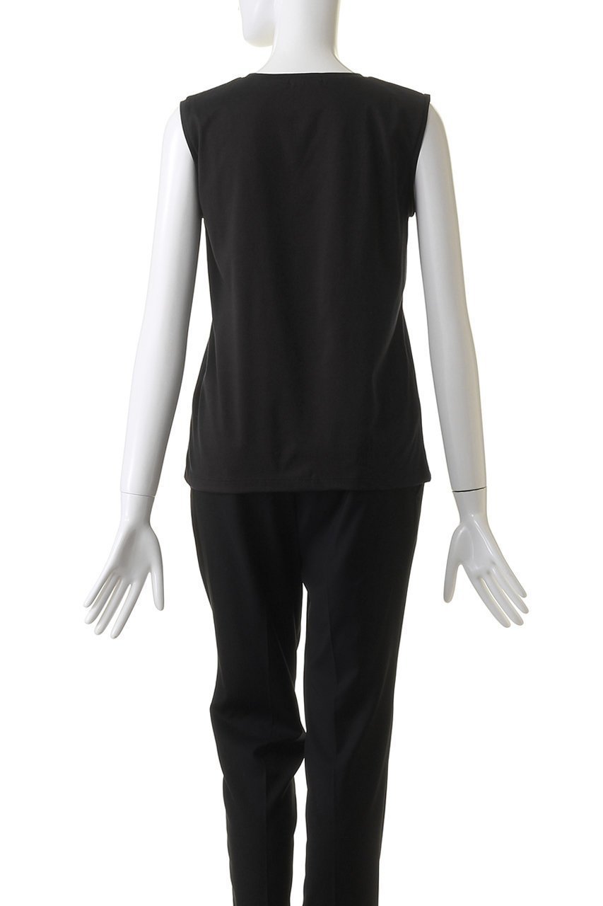 【アルアバイル/allureville】のノースリーブロゴTEE 人気、トレンドファッション・服の通販 founy(ファニー) 　ファッション　Fashion　レディースファッション　Fashion for Women　トップス・カットソー　Cut & Sew Tops　キャミソール&ノースリーブ　Camisoles & Sleeveless Tops　シャツ・ブラウス・オフィスカジュアル　Elegant Blouses & Button-Ups　ロングTシャツ・Tシャツ　Longline T-Shirts & Tees　カットソー・ベーシックTシャツ　Cut-and-Sewn Tops / Stretch Tees & Basics　キャミソール　Camisole, Spaghetti Strap Top　シンプル　Simple, Minimal　タンク　Tank Top, Sleeveless Top　ノースリーブ　Sleeveless, No-Sleeve　other-4|ID: prp329100003975083 ipo3291000000032936404