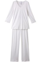 【ハンロ/HANRO】のパジャマ(Vネック) ホワイト|ID:prp329100003975089