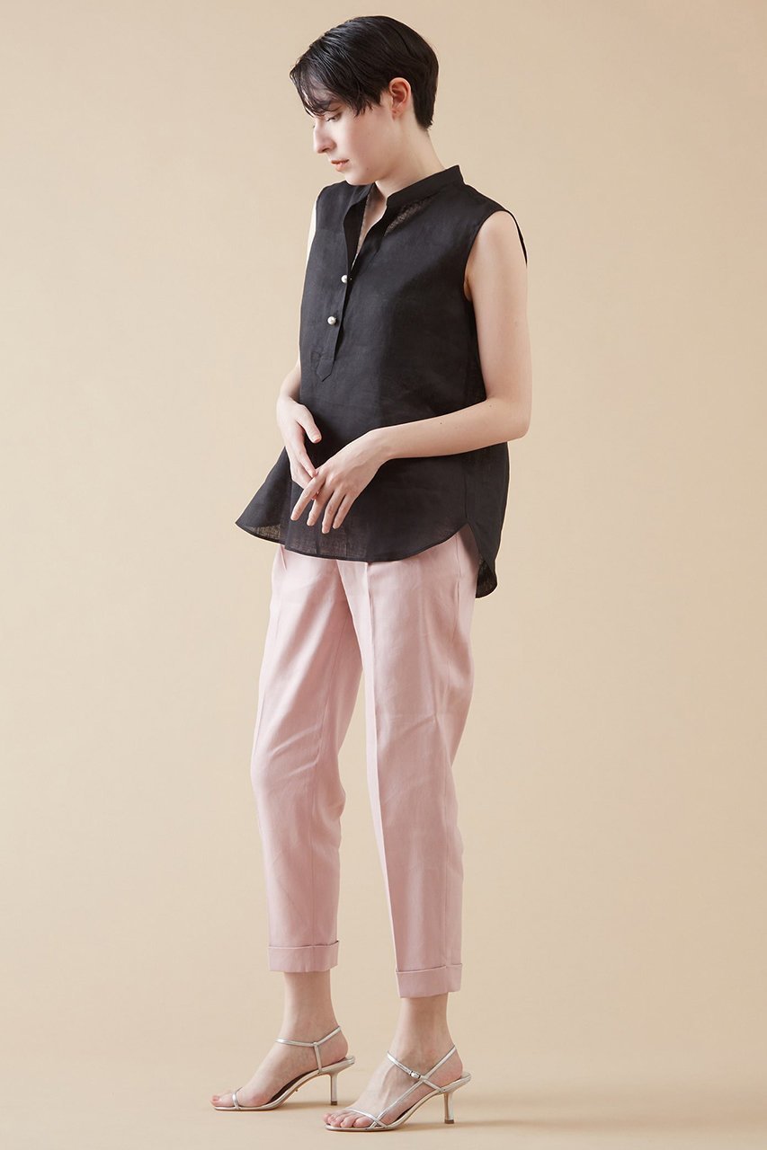 【マルティニーク/martinique】のノースリパールスキッパー 人気、トレンドファッション・服の通販 founy(ファニー) 　ファッション　Fashion　レディースファッション　Fashion for Women　トップス・カットソー　Cut & Sew Tops　キャミソール&ノースリーブ　Camisoles & Sleeveless Tops　シャツ・ブラウス・オフィスカジュアル　Elegant Blouses & Button-Ups　おすすめ　Recommended / Our Picks　ノースリーブ　Sleeveless, No-Sleeve　バランス　Balance, Style Balance　リネン　Linen, Linen Fabric　ワイド　Wide, Wide Fit　定番　Standard, Basic Item　other-4|ID: prp329100003976663 ipo3291000000032902761