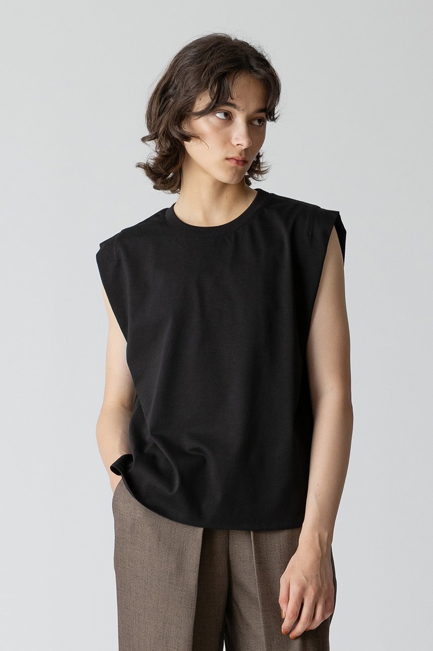 【アルアバイル/allureville】の強撚天竺タックトップス 人気、トレンドファッション・服の通販 founy(ファニー) 　ファッション　Fashion　レディースファッション　Fashion for Women　トップス・カットソー　Cut & Sew Tops　シャツ・ブラウス・オフィスカジュアル　Elegant Blouses & Button-Ups　ロングTシャツ・Tシャツ　Longline T-Shirts & Tees　カットソー・ベーシックTシャツ　Cut-and-Sewn Tops / Stretch Tees & Basics　おすすめ　Recommended / Our Picks　ショート　Short, Short Length　シンプル　Simple, Minimal　スリーブ　Sleeve, Long Sleeve / Short Sleeve　フレンチ　French, French Style　夏　Summer　other-6|ID: prp329100003976674 ipo3291000000032931313