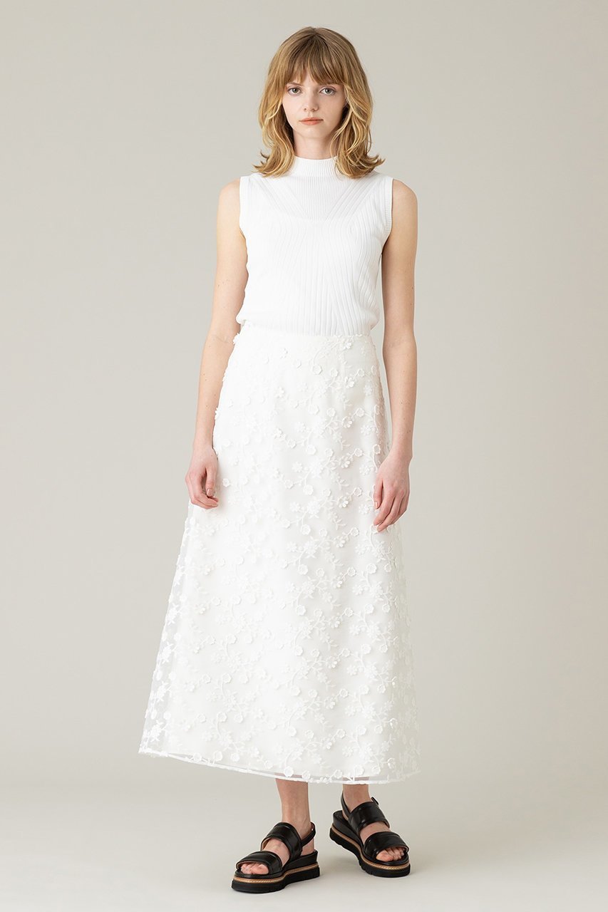 【アルアバイル/allureville】の【LOULOU WILLOUGHBY】リブキリカエモックネックプルオーバー 人気、トレンドファッション・服の通販 founy(ファニー) ファッション Fashion レディースファッション Fashion for Women トップス・カットソー Cut & Sew Tops ニット Knit Tops & Sweaters カジュアルプルオーバー・ニットトップス Pullovers & Knit Tops / Casual Pullovers ノースリーブ Sleeveless, No-Sleeve ワイド Wide, Wide Fit 再入荷 Restock / Back in Stock other-3|ID: prp329100003976691 ipo3291000000035055050