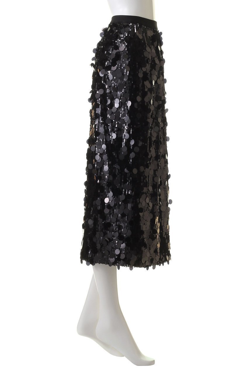 【マリリンムーン/MARILYN MOON】のコントラストシャインスパングルスカート 人気、トレンドファッション・服の通販 founy(ファニー) 　ファッション　Fashion　レディースファッション　Fashion for Women　スカート　Skirts　ロングスカート　Long Skirts / Maxi & Midi Skirts　シンプル　Simple, Minimal　ストレッチ　Stretch, Stretchy Fabric　スパンコール　Sequins, Sequin Embellishment　ボトム　Bottoms, Lower Wear　メッシュ　Mesh, Net Fabric　ロング　Long, Long-Length　other-3|ID: prp329100003976694 ipo3291000000035509521