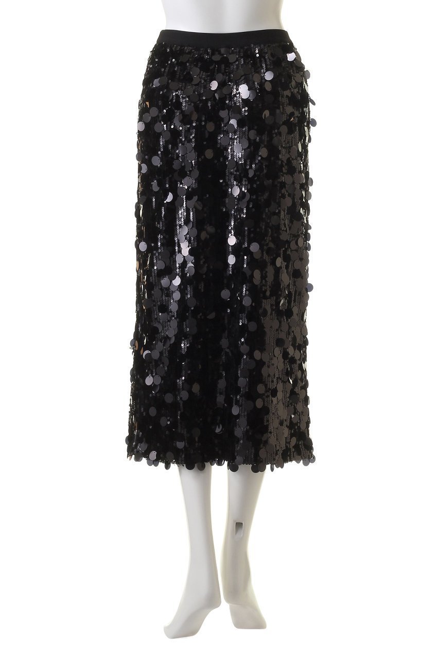 【マリリンムーン/MARILYN MOON】のコントラストシャインスパングルスカート 人気、トレンドファッション・服の通販 founy(ファニー) 　ファッション　Fashion　レディースファッション　Fashion for Women　スカート　Skirts　ロングスカート　Long Skirts / Maxi & Midi Skirts　シンプル　Simple, Minimal　ストレッチ　Stretch, Stretchy Fabric　スパンコール　Sequins, Sequin Embellishment　ボトム　Bottoms, Lower Wear　メッシュ　Mesh, Net Fabric　ロング　Long, Long-Length　other-4|ID: prp329100003976694 ipo3291000000035509522
