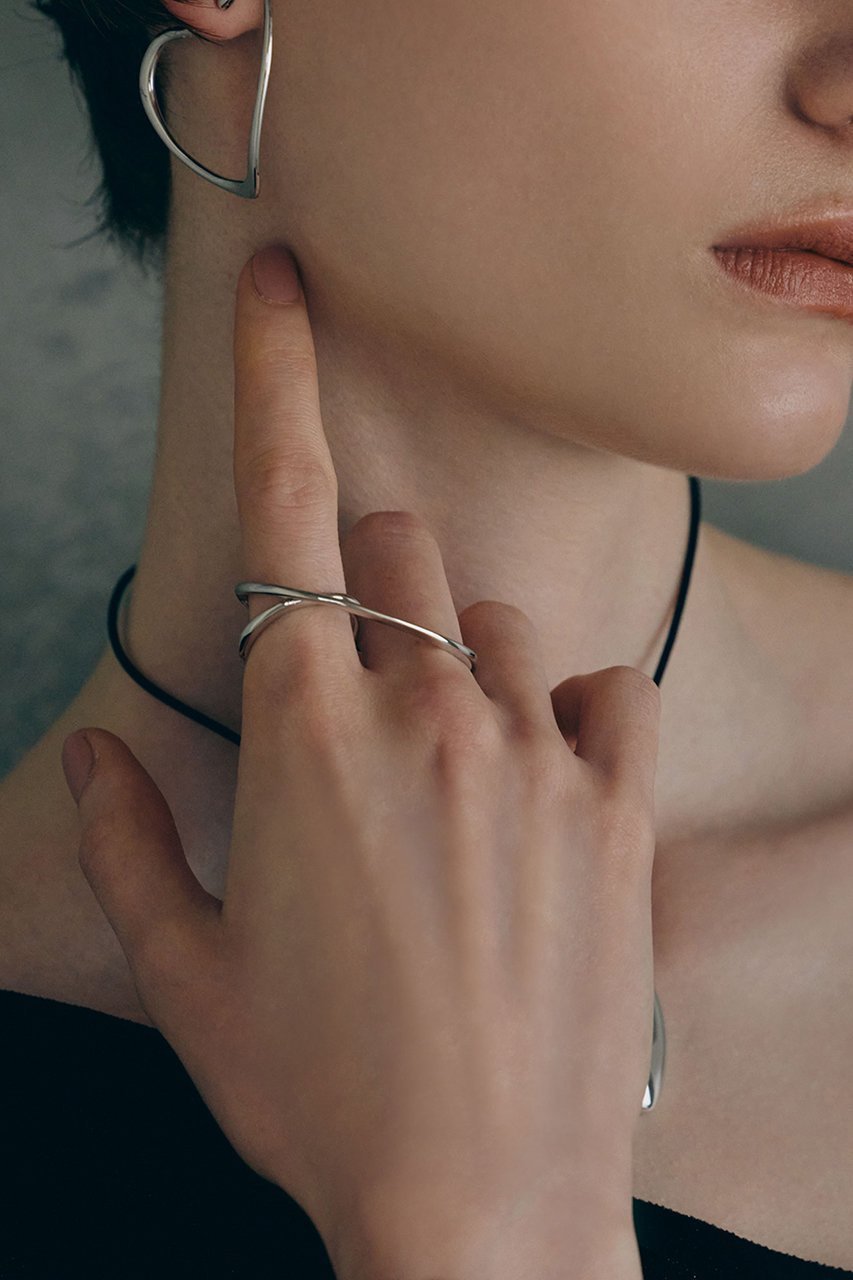 【プラス ヴァンドーム/Plus Vendome】のBODY ダブル フィンガー リング 人気、トレンドファッション・服の通販 founy(ファニー) 　ファッション　Fashion　レディースファッション　Fashion for Women　コレクション　Collection, Seasonal Line　コーティング　Coating, Coated Finish　ダブル　Double, Double-Breasted　メタル　Metal, Metal Parts　other-6|ID: prp329100003976701 ipo3291000000032377370