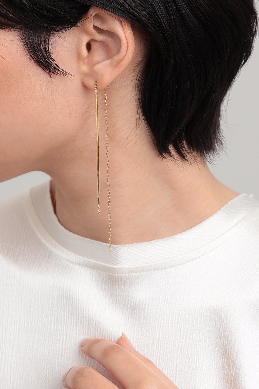 【プラス ヴァンドーム/Plus Vendome】のSTANDARD ピアス 人気、トレンドファッション・服の通販 founy(ファニー) ファッション Fashion レディースファッション Fashion for Women ジュエリー Jewelry ファッションリング Fashion Rings イヤリング・フープ・ドロップタイプ Hoop, Drop & Clip Earrings おすすめ Recommended / Our Picks イヤリング Earrings シンプル Simple, Minimal ダイヤモンド Diamond, Brilliant Cut チェーン Chain, Chain Strap メタル Metal, Metal Parts other-2|ID: prp329100003976710 ipo3291000000035758028