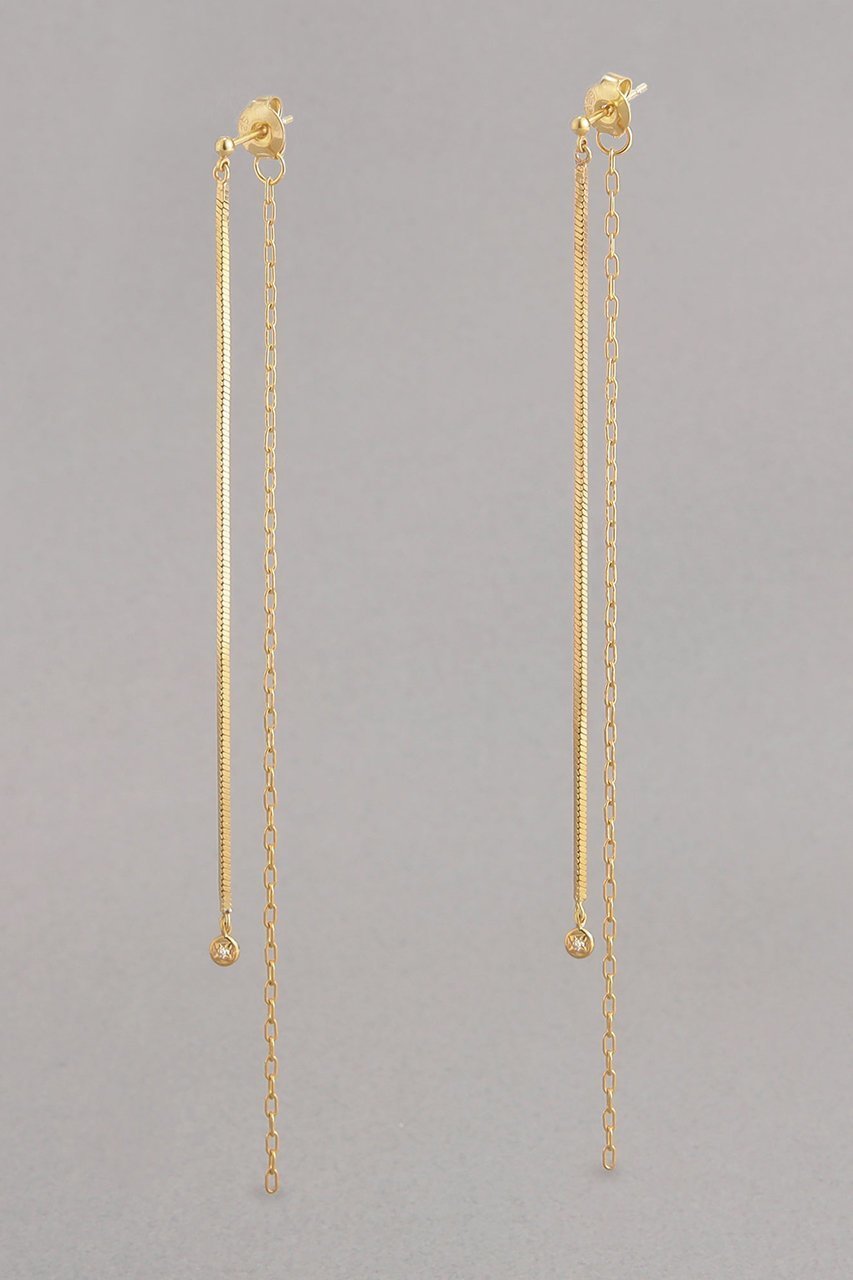 【プラス ヴァンドーム/Plus Vendome】のSTANDARD ピアス 人気、トレンドファッション・服の通販 founy(ファニー) ファッション Fashion レディースファッション Fashion for Women ジュエリー Jewelry ファッションリング Fashion Rings イヤリング・フープ・ドロップタイプ Hoop, Drop & Clip Earrings おすすめ Recommended / Our Picks イヤリング Earrings シンプル Simple, Minimal ダイヤモンド Diamond, Brilliant Cut チェーン Chain, Chain Strap メタル Metal, Metal Parts other-3|ID: prp329100003976710 ipo3291000000035758029