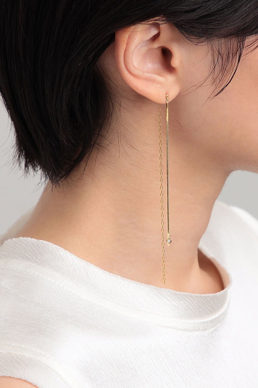 【プラス ヴァンドーム/Plus Vendome】のSTANDARD ピアス 人気、トレンドファッション・服の通販 founy(ファニー) ファッション Fashion レディースファッション Fashion for Women ジュエリー Jewelry ファッションリング Fashion Rings イヤリング・フープ・ドロップタイプ Hoop, Drop & Clip Earrings おすすめ Recommended / Our Picks イヤリング Earrings シンプル Simple, Minimal ダイヤモンド Diamond, Brilliant Cut チェーン Chain, Chain Strap メタル Metal, Metal Parts other-8|ID: prp329100003976710 ipo3291000000035758034