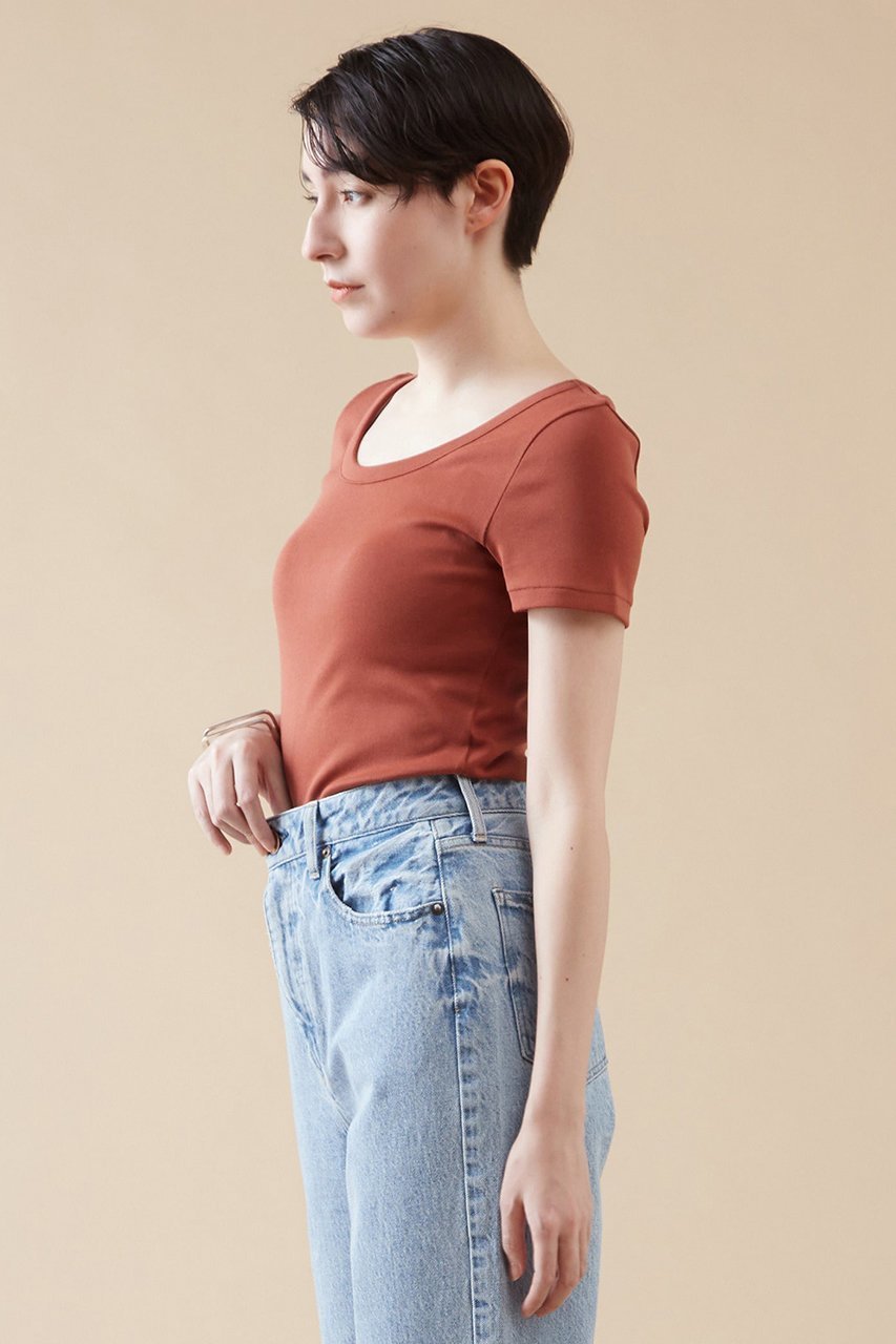 【マルティニーク/martinique】のコットンフライスTシャツ 人気、トレンドファッション・服の通販 founy(ファニー) 　ファッション　Fashion　レディースファッション　Fashion for Women　トップス・カットソー　Cut & Sew Tops　シャツ・ブラウス・オフィスカジュアル　Elegant Blouses & Button-Ups　ロングTシャツ・Tシャツ　Longline T-Shirts & Tees　カットソー・ベーシックTシャツ　Cut-and-Sewn Tops / Stretch Tees & Basics　おすすめ　Recommended / Our Picks　インナー　Innerwear　ショート　Short, Short Length　ストレッチ　Stretch, Stretchy Fabric　スリーブ　Sleeve, Long Sleeve / Short Sleeve　フィット　Fit, Slim Fit　ボトム　Bottoms, Lower Wear　定番　Standard, Basic Item　日本製　Made In Japan　other-2|ID: prp329100003977800 ipo3291000000032926960