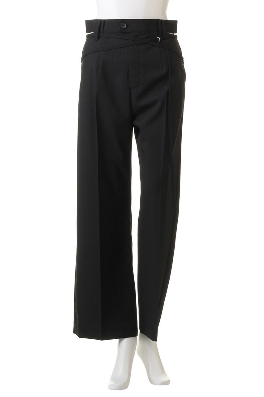 【メゾンスペシャル/MAISON SPECIAL】のBelt Up Slacks/ベルトアップスラックス 人気、トレンドファッション・服の通販 founy(ファニー) 　ファッション　Fashion　レディースファッション　Fashion for Women　パンツ　Pants & Trousers　ベルト&ウエストマーク　Belts & Waist Accessories　カットソー　Cut and Sewn Top　サマー　Summer, Summer Style　ストライプ　Stripe, Striped Pattern　ストレート　Straight, Straight Cut　スラックス　Slacks, Dress Pants　ワイド　Wide, Wide Fit　エレガント 上品　Elegant　夏　Summer　other-2|ID: prp329100003977811 ipo3291000000032819079