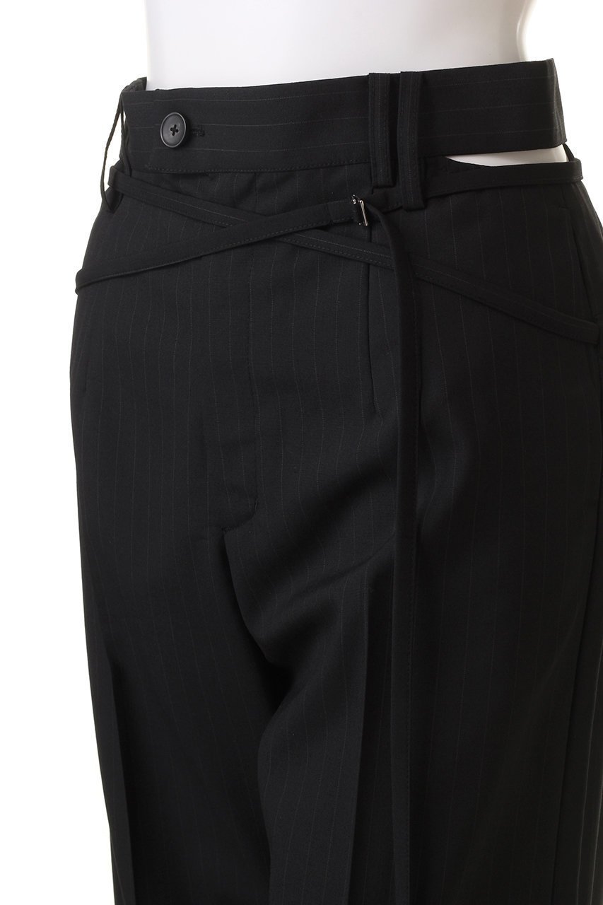 【メゾンスペシャル/MAISON SPECIAL】のBelt Up Slacks/ベルトアップスラックス 大人の最旬トレンドファッション＆コーディネート founy(ファウニー) 　ファッション　Fashion　レディースファッション　Fashion for Women　パンツ　Pants & Trousers　ベルト&ウエストマーク　Belts & Waist Accessories　カットソー　Cut and Sewn Top　サマー　Summer, Summer Style　ストライプ　Stripe, Striped Pattern　ストレート　Straight, Straight Cut　スラックス　Slacks, Dress Pants　ワイド　Wide, Wide Fit　エレガント 上品　Elegant　夏　Summer　other-5|ID: prp329100003977811 ipo3291000000036867305