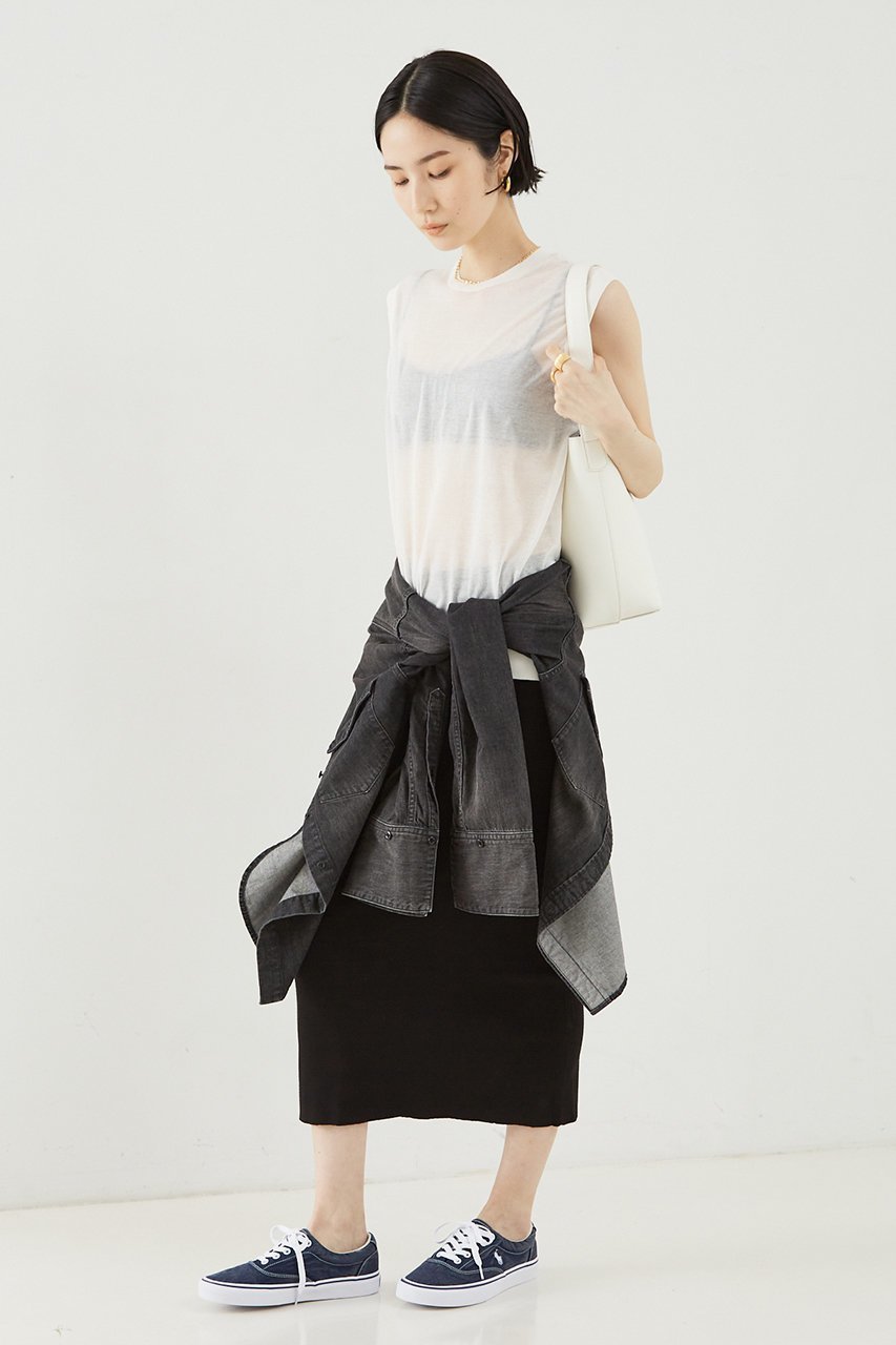 【ザ ストア バイ シー/THE STORE by C】のシアーニットノースリーブプルオーバー 人気、トレンドファッション・服の通販 founy(ファニー) 　ファッション　Fashion　レディースファッション　WOMEN　トップス・カットソー　Tops/Tshirt　ニット　Knit Tops　キャミソール / ノースリーブ　No Sleeves　プルオーバー　Pullover　おすすめ　Recommend　スリット　Slit　センター　Center　人気　Popularity　別注　Special Order　夏　Summer　other-2|ID: prp329100003979159 ipo3291000000031454295