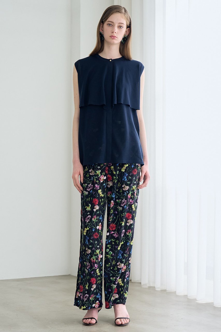 【アナイ/ANAYI】のボタニカルデシンプリントワイドパンツ 人気、トレンドファッション・服の通販 founy(ファニー) 　ファッション　Fashion　レディースファッション　WOMEN　パンツ　Pants　フラワー　Flower　プリント　Print　リラックス　Relax　エレガント 上品　Elegant　other-7|ID: prp329100003980898 ipo3291000000031454196