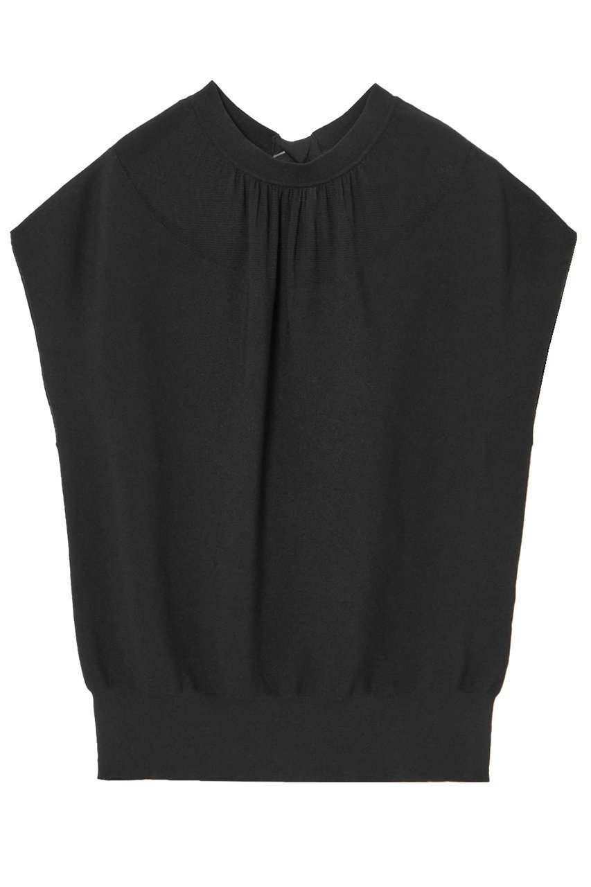 【アナイ/ANAYI】のバックリボンネックシアー プルオーバー インテリア・キッズ・メンズ・レディースファッション・服の通販 founy(ファニー) ファッション Fashion レディースファッション Fashion for Women トップス・カットソー Cut & Sew Tops ニット Knit Tops & Sweaters カジュアルプルオーバー・ニットトップス Pullovers & Knit Tops / Casual Pullovers シアー Sheer, See-Through ハイネック High Neck, Mock Neck フラワー Flower, Floral ブラウジング Blouson Silhouette, Cinched Waist ホールガーメント WholeGarment, Seamless Knit リボン Ribbon, Bow 夏 Summer ブラック|ID: prp329100003980908 ipo3291000000033705662