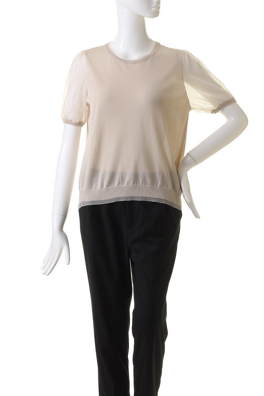 【アナイ/ANAYI】のシアースリーブ7クループルオーバー 人気、トレンドファッション・服の通販 founy(ファニー) ファッション Fashion レディースファッション Fashion for Women トップス・カットソー Cut & Sew Tops ニット Knit Tops & Sweaters カジュアルプルオーバー・ニットトップス Pullovers & Knit Tops / Casual Pullovers おすすめ Recommended / Our Picks other-2|ID: prp329100003980954 ipo3291000000036107207