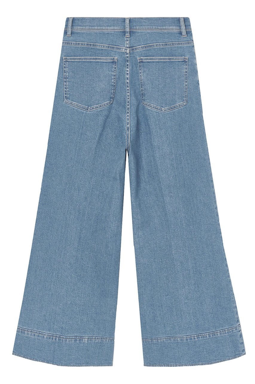 【アナイ/ANAYI】のストレッチデニムワイドパンツ 人気、トレンドファッション・服の通販 founy(ファニー) 　ファッション　Fashion　レディースファッション　Fashion for Women　パンツ　Pants & Trousers　デニムパンツ・ジーンズ・美脚デニム　Denim Jeans & Pants　ジャケット　Jacket, Outerwear　ストレッチ　Stretch, Stretchy Fabric　センター　Center, Center Line　ツイード　Twill, Twill Weave　デニム　Denim, Jeans Material　ワイド　Wide, Wide Fit　other-2|ID: prp329100003980972 ipo3291000000033705849