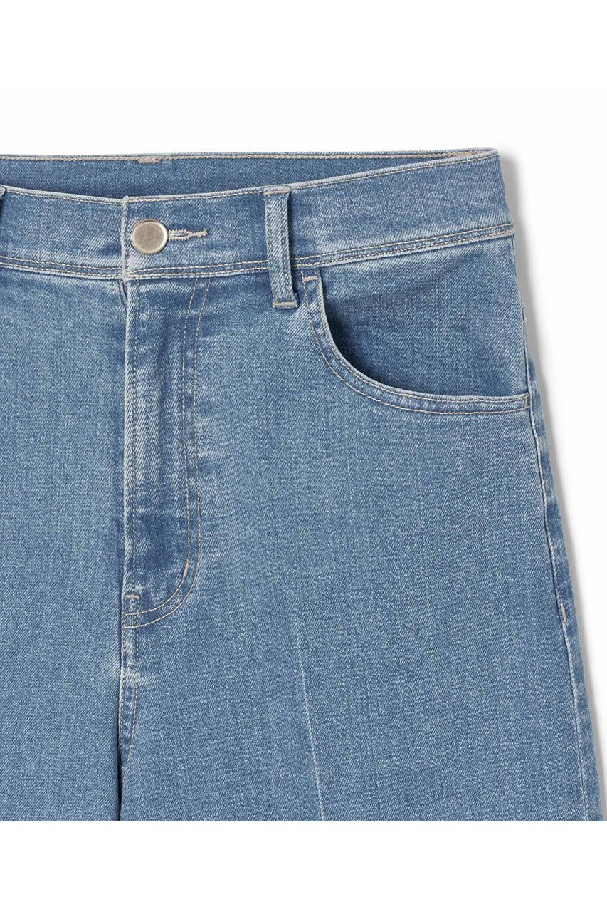 【アナイ/ANAYI】のストレッチデニムワイドパンツ 人気、トレンドファッション・服の通販 founy(ファニー) 　ファッション　Fashion　レディースファッション　Fashion for Women　パンツ　Pants & Trousers　デニムパンツ・ジーンズ・美脚デニム　Denim Jeans & Pants　ジャケット　Jacket, Outerwear　ストレッチ　Stretch, Stretchy Fabric　センター　Center, Center Line　ツイード　Twill, Twill Weave　デニム　Denim, Jeans Material　ワイド　Wide, Wide Fit　other-3|ID: prp329100003980972 ipo3291000000035830826