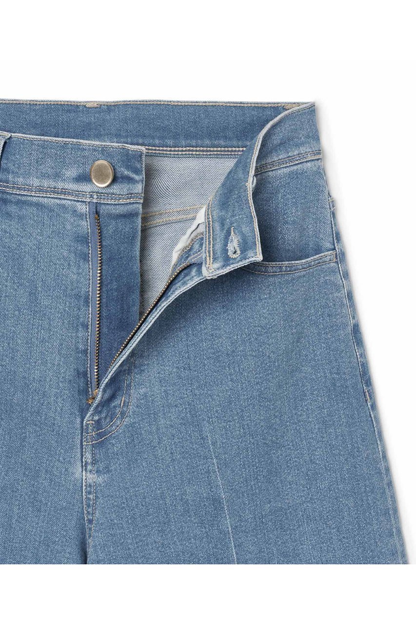 【アナイ/ANAYI】のストレッチデニムワイドパンツ 人気、トレンドファッション・服の通販 founy(ファニー) 　ファッション　Fashion　レディースファッション　Fashion for Women　パンツ　Pants & Trousers　デニムパンツ・ジーンズ・美脚デニム　Denim Jeans & Pants　ジャケット　Jacket, Outerwear　ストレッチ　Stretch, Stretchy Fabric　センター　Center, Center Line　ツイード　Twill, Twill Weave　デニム　Denim, Jeans Material　ワイド　Wide, Wide Fit　other-4|ID: prp329100003980972 ipo3291000000035830827